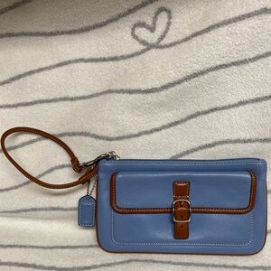 Coach Y2K Hamptons Leather Wristlet